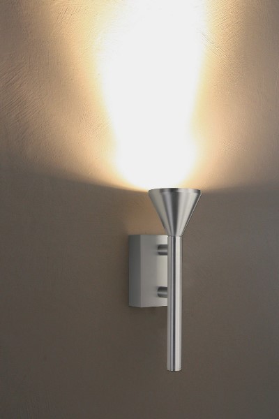 LED-Wandleuchte Copa Aluminium Warmweiß