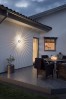 KONSTSMIDE Monza Effekt Small CU LED-Wandleuchte 3 Watt Aluminium kupferfarben Warmwei�