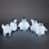 KONSTSMIDE LED-Acryl-Pinguine Pinguinbabys, 5er-Set weie LED