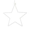 SIRIUS LED-Stern Liva Star Small White 40 warmweie LED-Tropfen batteriebetrieben, Timer mit optionaler Fernbedienung
