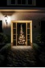 FAIRYBELL LED-Tr-Weihnachtsbaum fr Haustren und Wnde, 2,1 m, 60 warmweie LED 