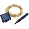 ESOTEC Solar LED-Lichtschlauch 12  Meter 100 LED warmwei mit Blinkfunktion