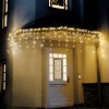 KONSTSMIDE LED-Eisregen-Lichtervorhang 200 LED warmwei