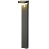 LUMINEO Solar-Standleuchte Yukon, HighPower, 600 Lumen, Edelstahl, Bewegungsmelder, 40 SMD-LED Warmwei, 70 cm