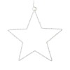 SIRIUS LED-Stern Liva Star Small White 40 warmweie LED-Tropfen batteriebetrieben, Timer mit optionaler Fernbedienung