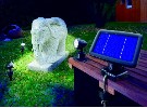 ESOTEC Trio PIR Solarspotlight mit Bewegungsmelder 3er-Set