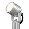 KONSTSMIDE Monza LED-Sockelstrahler 3 Watt Aluminium Warmwei