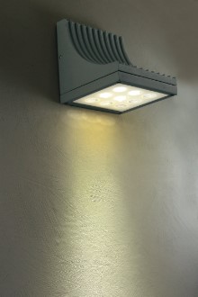 HEITRONIC Tyra graphit LED-Wandleuchte Aluminium-Druckguss Warmwei