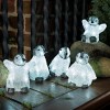 KONSTSMIDE LED-Acryl-Pinguine Pinguinbabys, 5er-Set weie LED