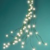 LUMINEO LED-Draht-Baummantel Micro Gr�n f�r 2,1m-B�ume, 672 warmwei�e LED-Tropfen