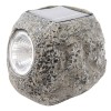 LUMINEO LED-Solarsteinleuchte Boulder Tageslichtwei