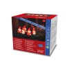 KONSTSMIDE LED-Acryl-Figuren Weihnachtsmnner und Weihnachtswichtel 5er-Set, warmweie LED