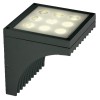 HEITRONIC Tyra graphit LED-Wandleuchte Aluminium-Druckguss Warmwei