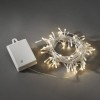 KONSTSMIDE LED-Lichterkette 80 LED warmwei, batteriebetrieb, mit Sensor und Timer