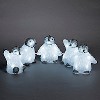 KONSTSMIDE LED-Acryl-Pinguine Pinguinbabys, 5er-Set weie LED