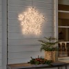 KONSTSMIDE LED-Acryl-Schneeflocke 58 cm LED warmwei, 8 Lichtfunktionen