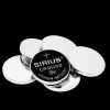 SIRIUS Batterie, Knopfzelle CR 2032, Lithium, 3 Volt 6er-Pack