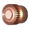 KONSTSMIDE Monza Effekt Small CU LED-Wandleuchte 3 Watt Aluminium kupferfarben Warmwei�