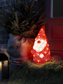 KONSTSMIDE LED-Acryl-Figur Weihnachtswichtel warmweie LED