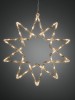 KONSTSMIDE LED-Acryl-Stern Zackenstern 58 cm LED warmwei