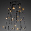 KONSTSMIDE LED-Baummantel Glimmer fr Tannenbume, LED bernsteinfarben, klassisch-warmwei