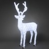 KONSTSMIDE 3D-LED-Acryl-Lichtfigur Stehendes Rentier-Mnnchen weie LED