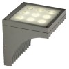 HEITRONIC Tyra grau LED-Wandleuchte Aluminium-Druckguss Warmwei