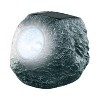 LUMINEO LED-Solarsteinleuchte Boulder Tageslichtwei