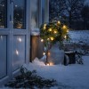 KONSTSMIDE LED-Biergartenkette 9,75m 40 klare LED-Birnen Mini-Kolbenform 80 LED bernsteinfarben