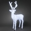 KONSTSMIDE 3D-LED-Acryl-Lichtfigur Stehendes Rentier-Mnnchen weie LED