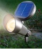 ESOTEC LED-Solarspot Aluminium warmweiss