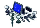 ESOTEC Trio PIR Solarspotlight mit Bewegungsmelder 3er-Set