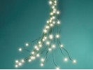 LUMINEO LED-Draht-Baummantel Micro Gr�n f�r 2,1m-B�ume, 672 warmwei�e LED-Tropfen