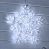 KONSTSMIDE LED-Acryl-Schneeflocke 58 cm LED kaltwei, 8 Lichtfunktionen