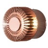 KONSTSMIDE Monza Effekt Small CU LED-Wandleuchte 3 Watt Aluminium kupferfarben Warmwei�