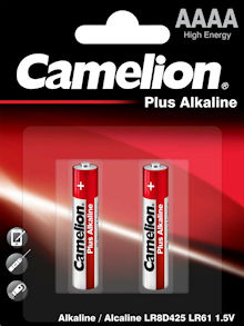 CAMELION Plus Alkaline Batterie, Mini, AAAA 1,5 V 2er-Pack