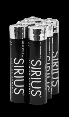 SIRIUS Batterie, Micro AAA 1,5 V 6er-Pack