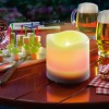 ESOTEC Solar-Kerze Candle Light, gelbes Flackerlicht