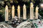 FHS Kabellose LED-Christbaumkerzen fr Auen und Innen