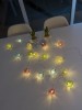 KONSTSMIDE LED-Kugel-Lichterkette 16 bunte LED-Aluminiumkugeln warmwei batteriebetrieben