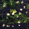  KONSTSMIDE LED-Biergartenkette 9,75m 40 klare LED-Birnen Mini-Kolbenform 80 LED warmwei