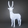 KONSTSMIDE 3D-LED-Acryl-Lichtfigur Stehendes Rentier-Weibchen weie LED