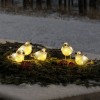 KONSTSMIDE LED-Acryl-V�gel Kohlmeisen 5er-Set warmwei�e LED