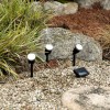 HEITRONIC LED-Solarspot Tony 3er-Set Neutralwei�