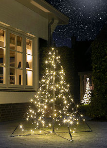 FAIRYBELL LED-Weihnachtsbaum All-Surface, 150 cm, 240 warmweie LED, fr alle Untergrnde geeignet