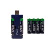 SIRIUS USB-Ladegert mit 4x Akku Mignon AA, 1,5V 2200 mAh, Reiseladegert