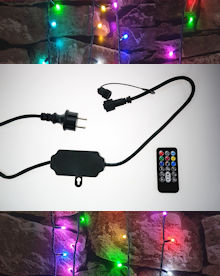 FDL XP-RGB-LED-Synchrone Startkabel inklusive Fernbedienung
