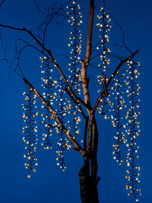 LUMINEO LED-Baumbehang Kaskade Duo-Color warmweiße + klassisch-warmweiße LED, 8 Lichtfunktionen LUMINEO LED-Baumbehang Kaskade Duo-Color warmweiße + klassisch-warmweiße LED, 8 Lichtfunktionen