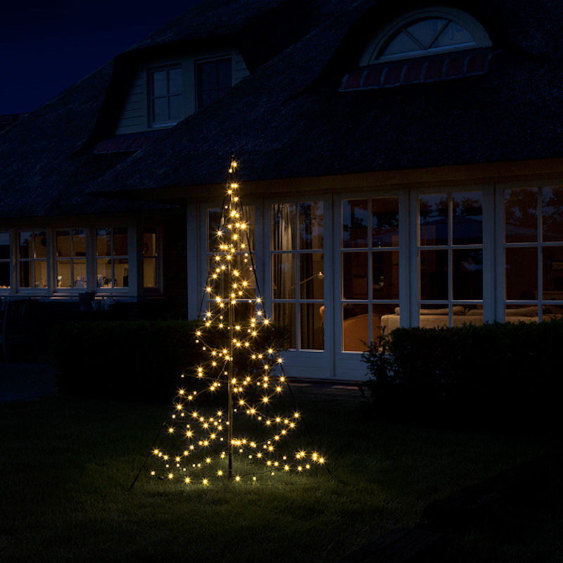 LED-Lichterkette, Sternenhimmel, Weihnachtsbaumdekoration, Licht für  drinnen und draußen, dekoratives schwarzes Kabel, 50 m, 150 Fuß, Festival