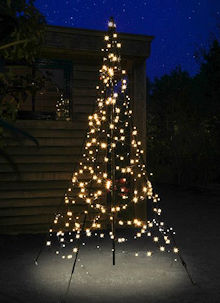 FAIRYBELL LED-Tannenbaum 200 cm, 300 warmweie LED 